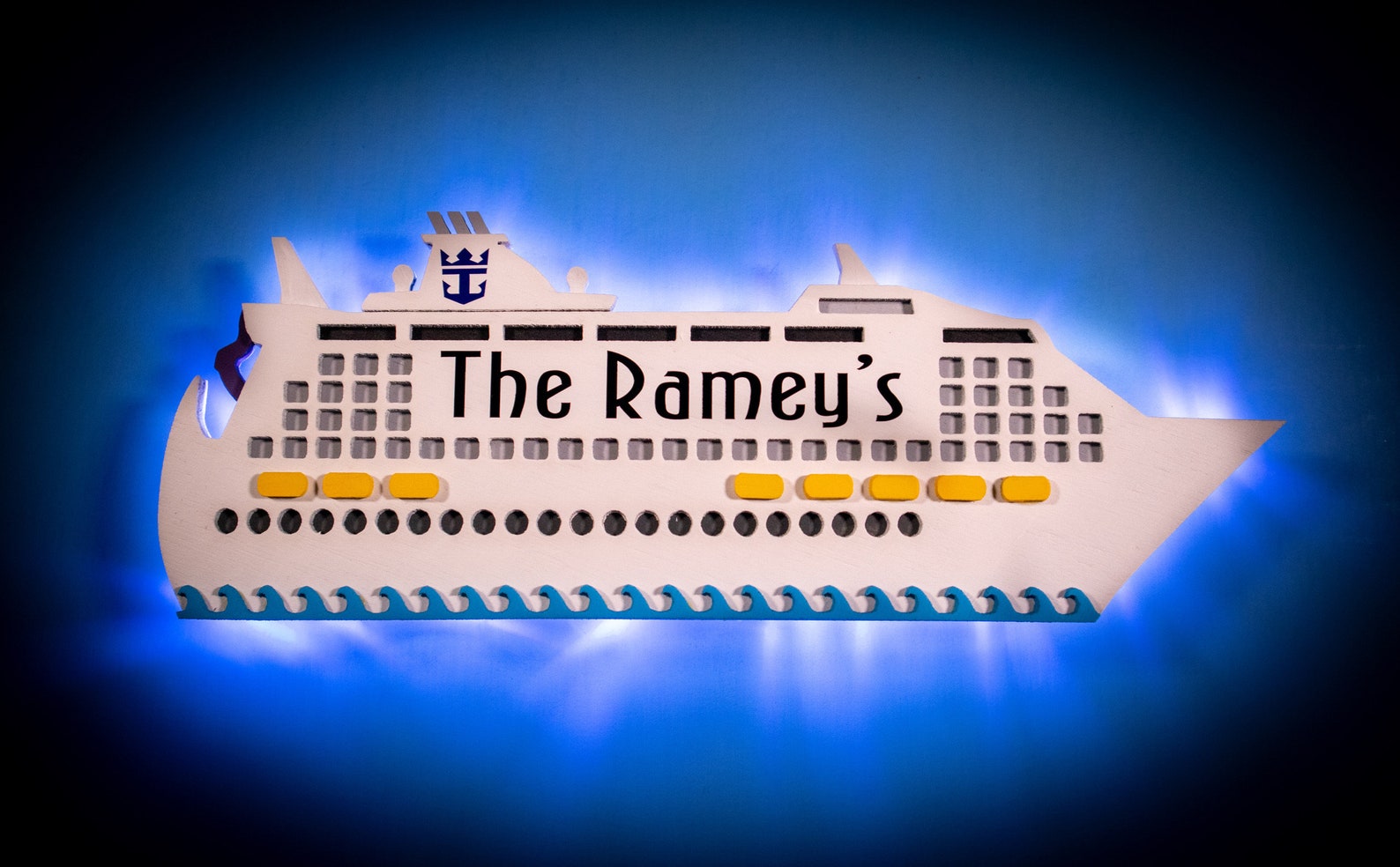 Royal Caribbean Cruise Ship Door Magnets W/ LED Lights - Etsy
