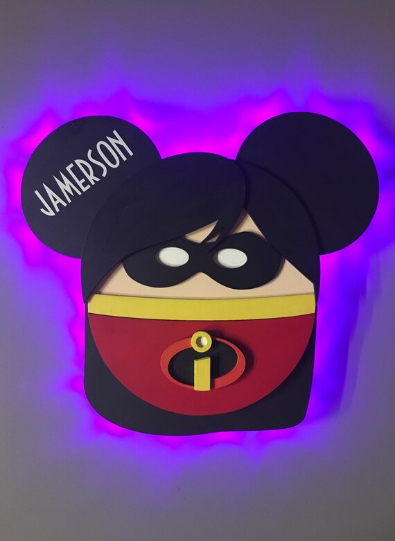 Violet the Incredibles Disney Cruise Line Wooden Door Magnet