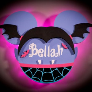 Vampirina Disney Cruise Door Magnets with Lights, Disney cruise door magnet, Vampirina wall decoration