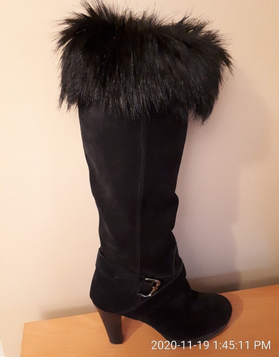 faux fur boot toppers