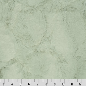 Luxe Cuddle Thyme Green, Shannon Fabrics Minky, Hide Luxe Cuddle Minky Fabric, Minky Fabric by the Yard