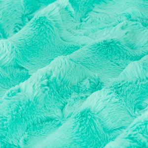 Hide Luxe Cuddle Aruba Minky, Minky Fabric By The Yard, Shannon Fabrics Minky Luxe Cuddle Minky Fabric, Fabric for Crafts