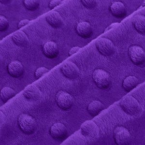 Purple Cuddle Dimple Minky - Shannon Fabrics Cuddle Dimple 58"/ 60" Purple Minky Fabric
