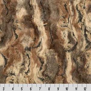 Luxe Cuddle Driftwood Rabbit Minky, Shannon Fabrics Minky, Luxe Cuddle Minky Fabric, Minky Fabric by the Yard