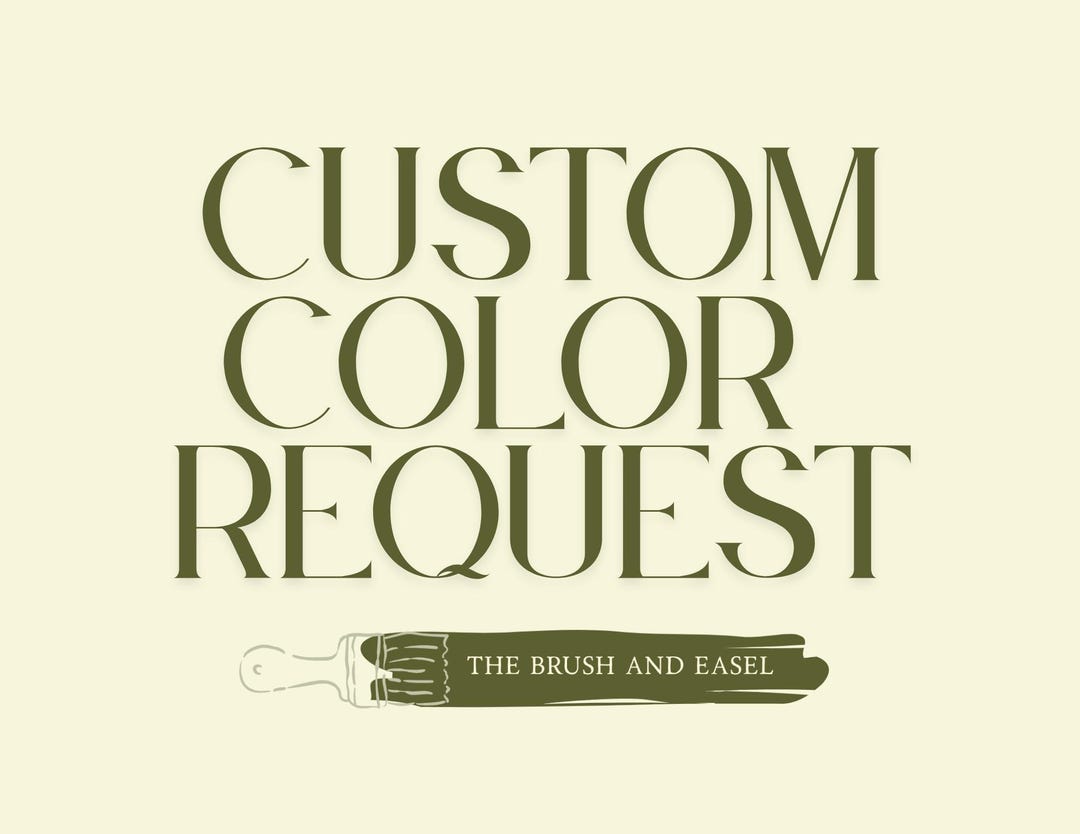Custom Color Request - Etsy