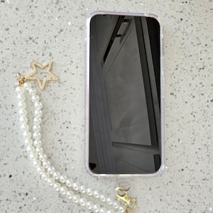 Pearl Phone Charm Bracelet