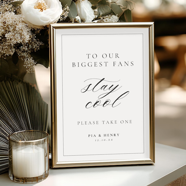 Custom Fan Sign - Etsy