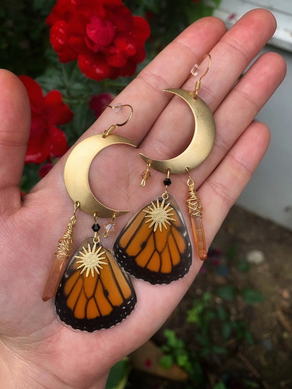 Pendientes De Mujer Negra De Flora Pendientes De Mujer Boho Pendientes De Mujer Negra De Flora Pendientes De Mujer Boho