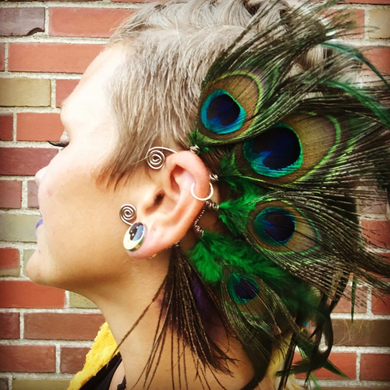 Feather Ear Wrap - Etsy