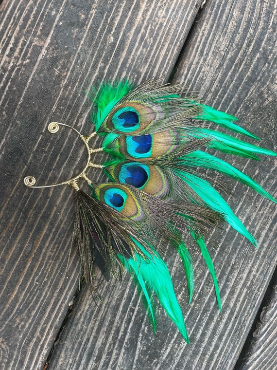 Peacock feather best sale jewellery