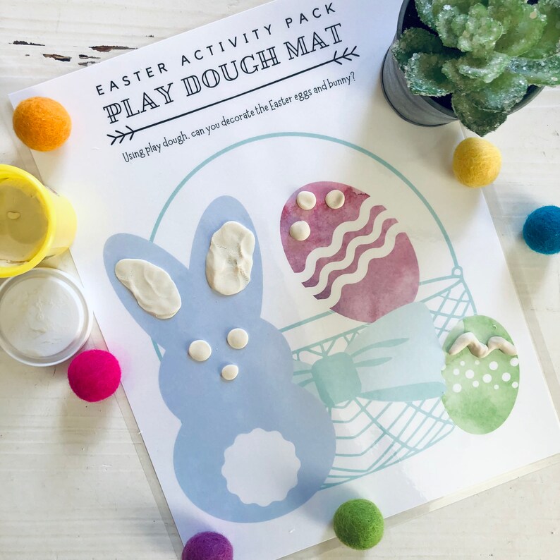 Easter Activity Pack: Preschool Learning Bundle (PDF) - Etsy