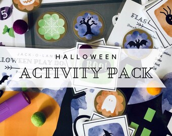 Halloween Activity Pack: Preschool Games & Flashlight Seek (Digital Download)