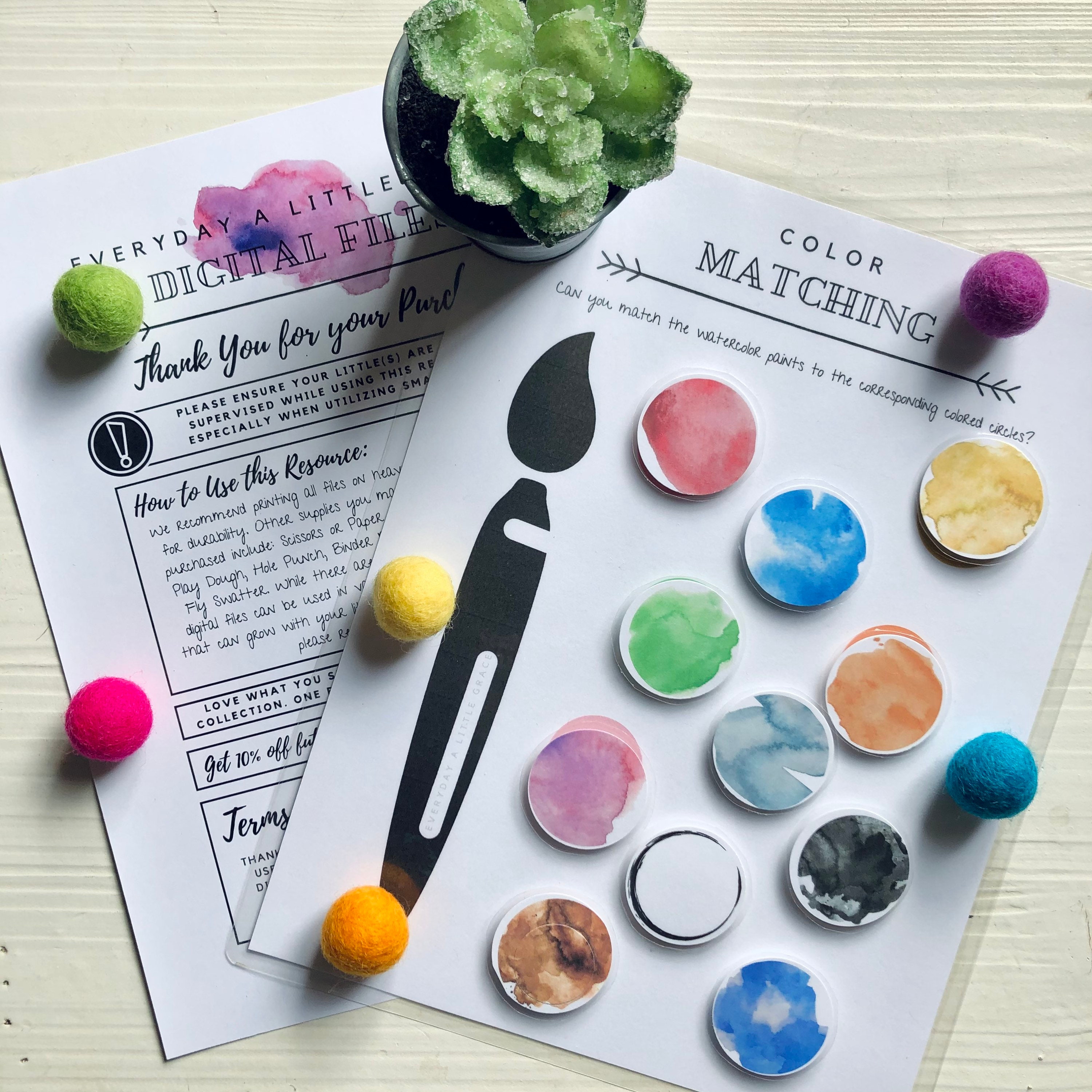 Preschool Color Activities Preschool Printables Learning | Etsy