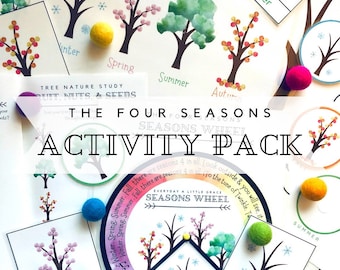 Four Seasons Activity Pack: Nature Study, Seasons Wheel (Digital Download)