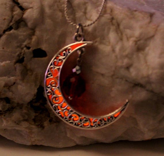 Red moon hotsell jewelry etsy