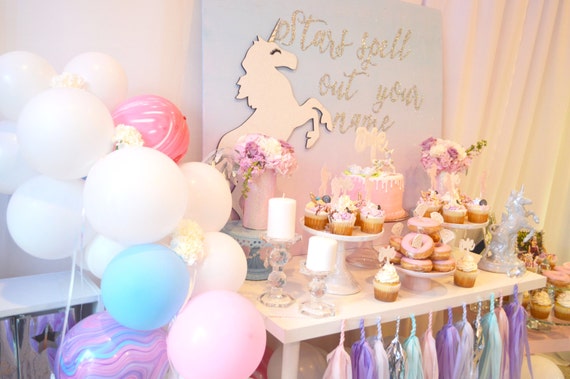 Tassle Garland Party Streamers Unicorn Tassle Tassel Etsy