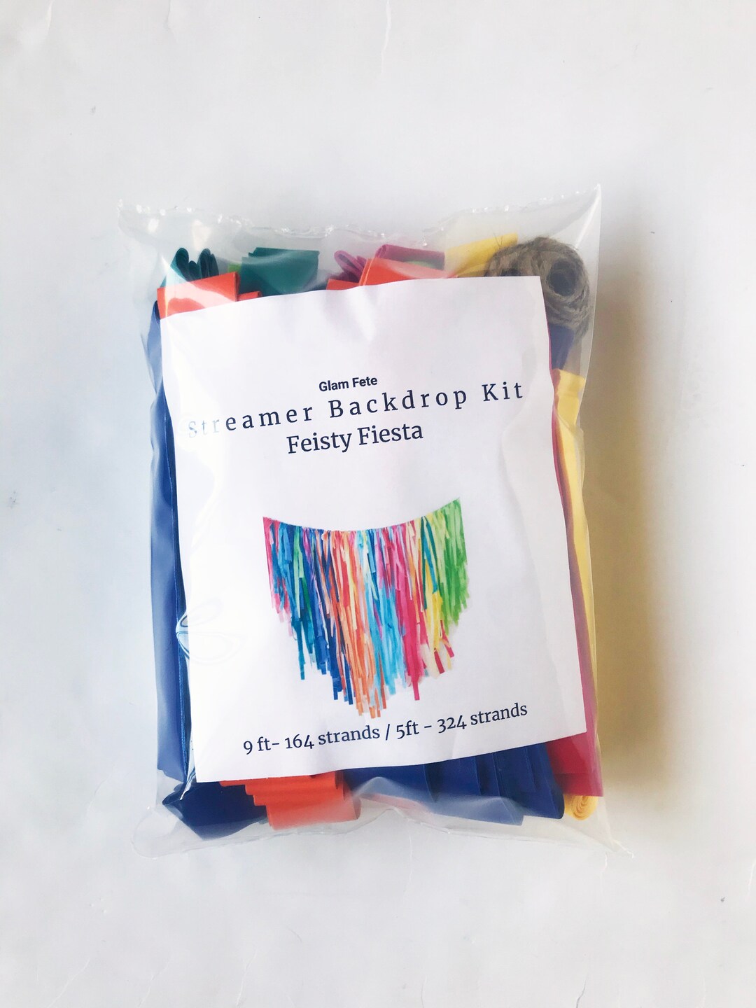 DIY Streamer Backdrop Kit Plastic Fringe Backdrop Make Your Etsy