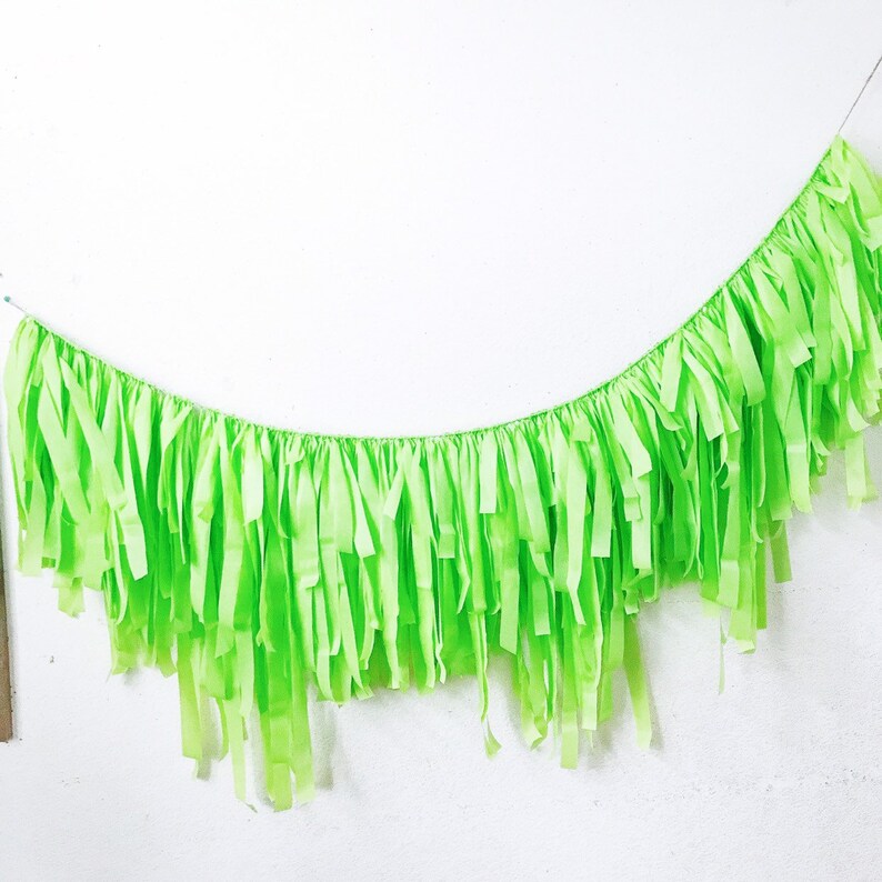 Tablecloth Fringe Backdrop garland Flagtape Backdrop Fringe Etsy