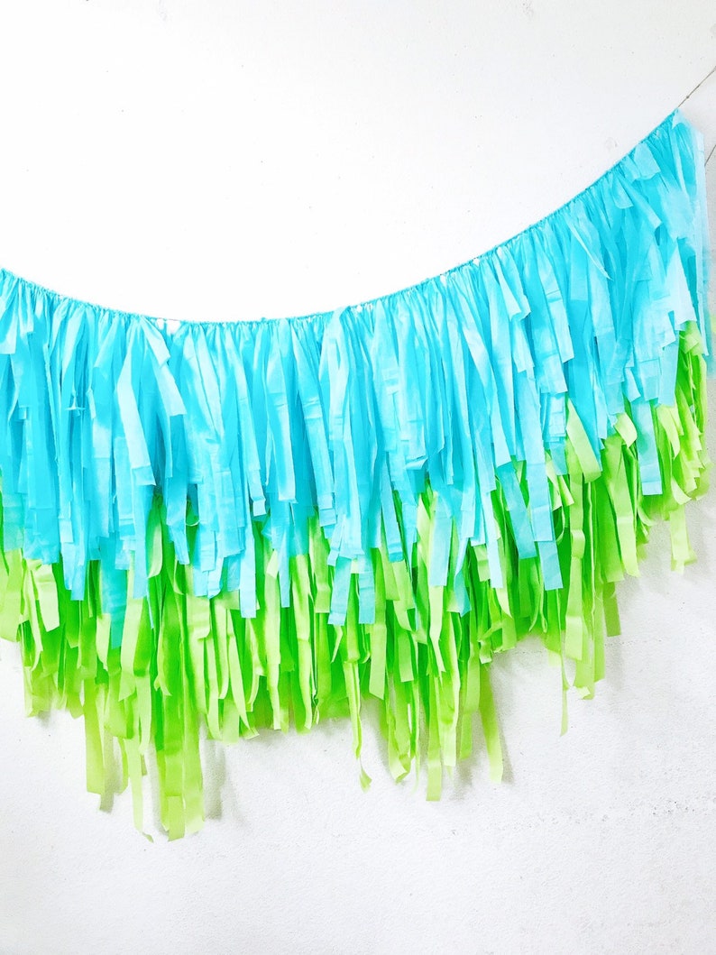 Tablecloth Fringe Backdrop garland Flagtape Backdrop Fringe Etsy
