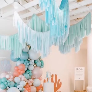 Starstruck Overhead Ceiling Fringe with Strands - Aerial Birthday Decor for Celebrations - Decorations for Anniversary -Wedding Backdrop