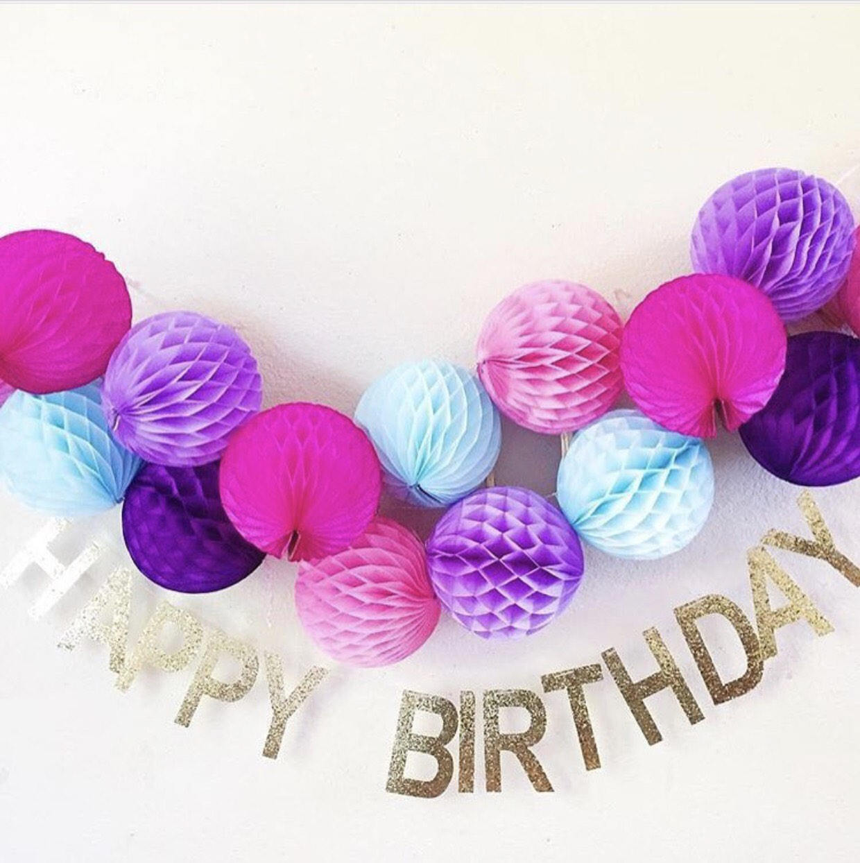 Tissue Paper Garland