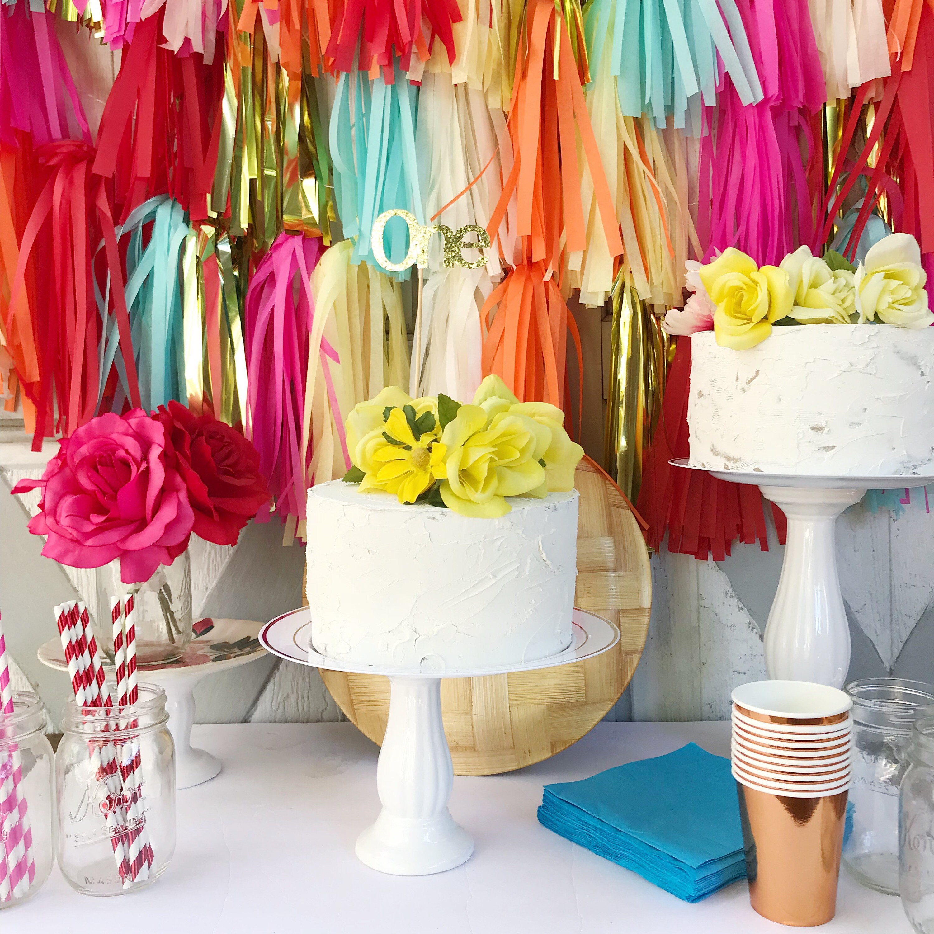 Tissue Paper Backdrop Party Streamers Photo Backdrop Fringe Etsy