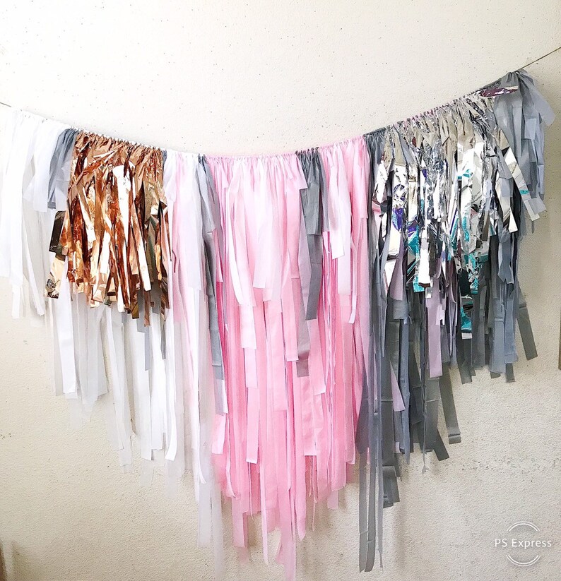 Plastic Tablecloth Fringe Backdrop Flagtape Backdrop Fringe Etsy