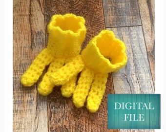 Crochet Chicken Feet Pattern, DIGITAL FILE, Infant to Adult, Spats, Farm Animal Costume, Chicken Shoe Covers, Costume Feet, Bird Feet