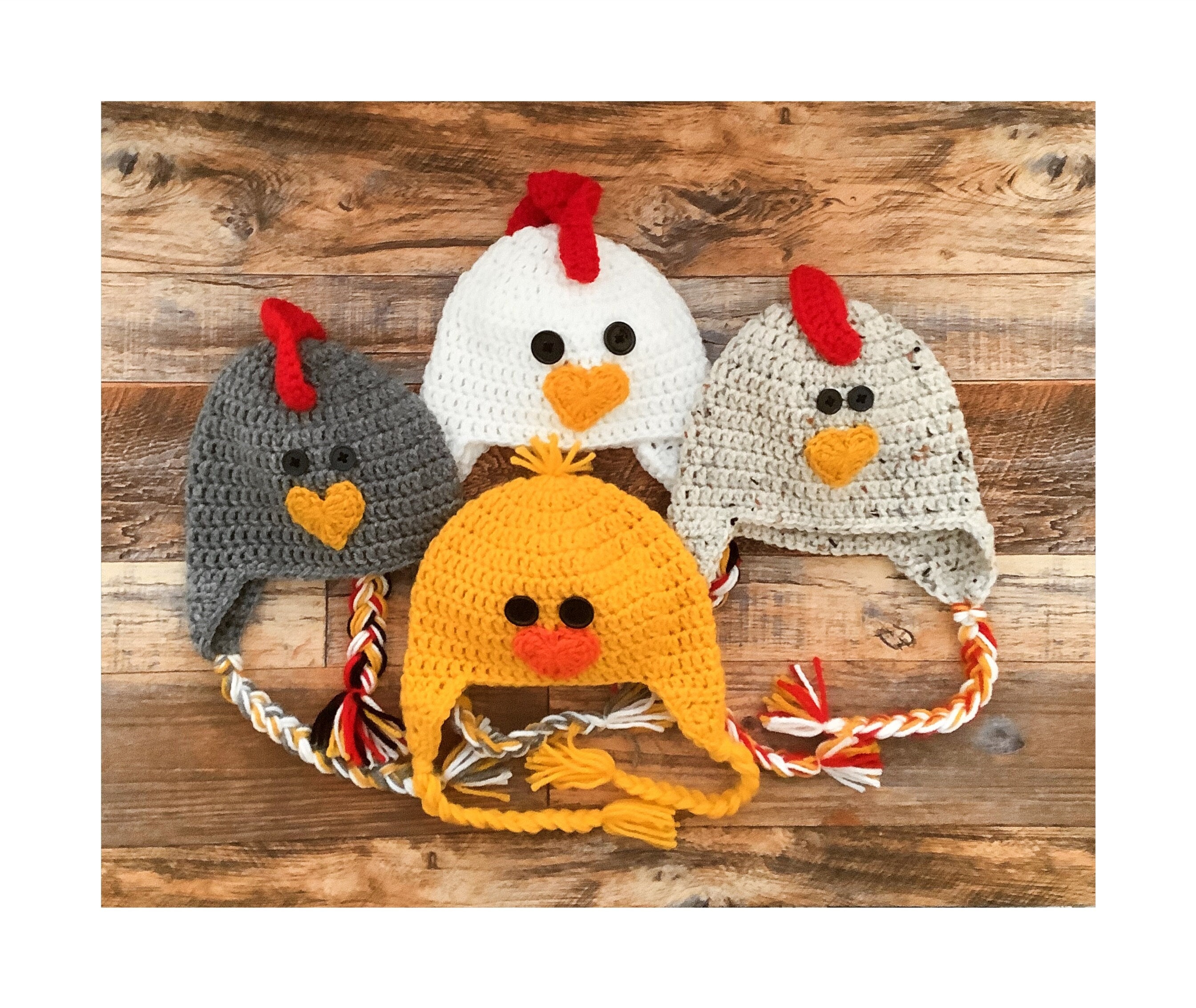 Chicken Hat Christmas Gift Crochet Chicken Hat Costume Baby