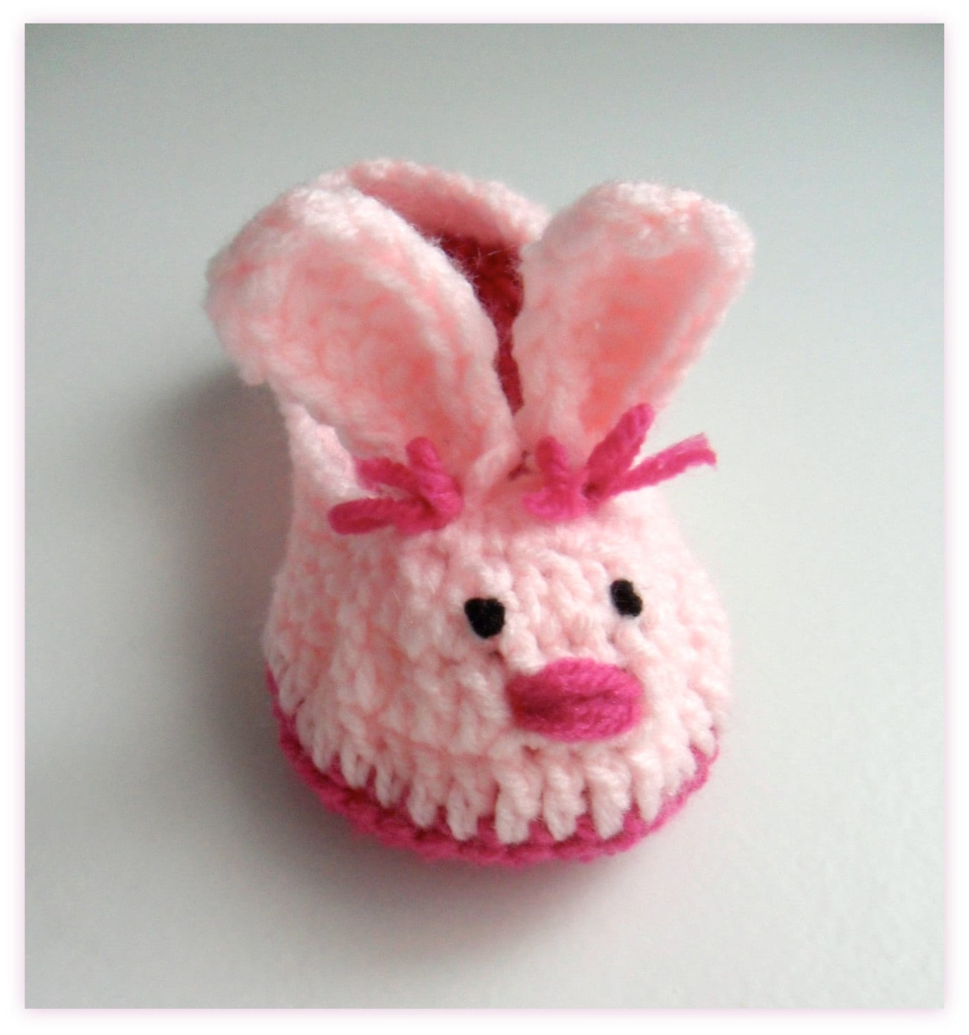 pink bunny slippers