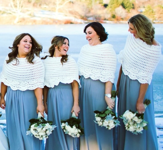 Crochet Women's Ponchos, Christmas Gift, Bridesmaids Gifts, Wedding Wrap, Plus Size Ponchos, Bridal Poncho, Handmade Gift, Anniversary Gift