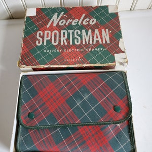 Vintage 1950's Norelco Sportmans Shaving Razor battery electric