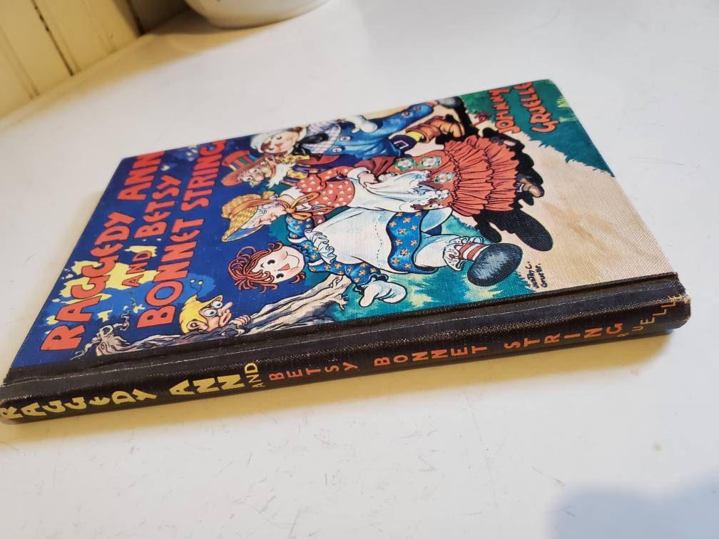 Vintage 1960 Raggedy Ann Betsy String Book Johnny Gruelle Etsy