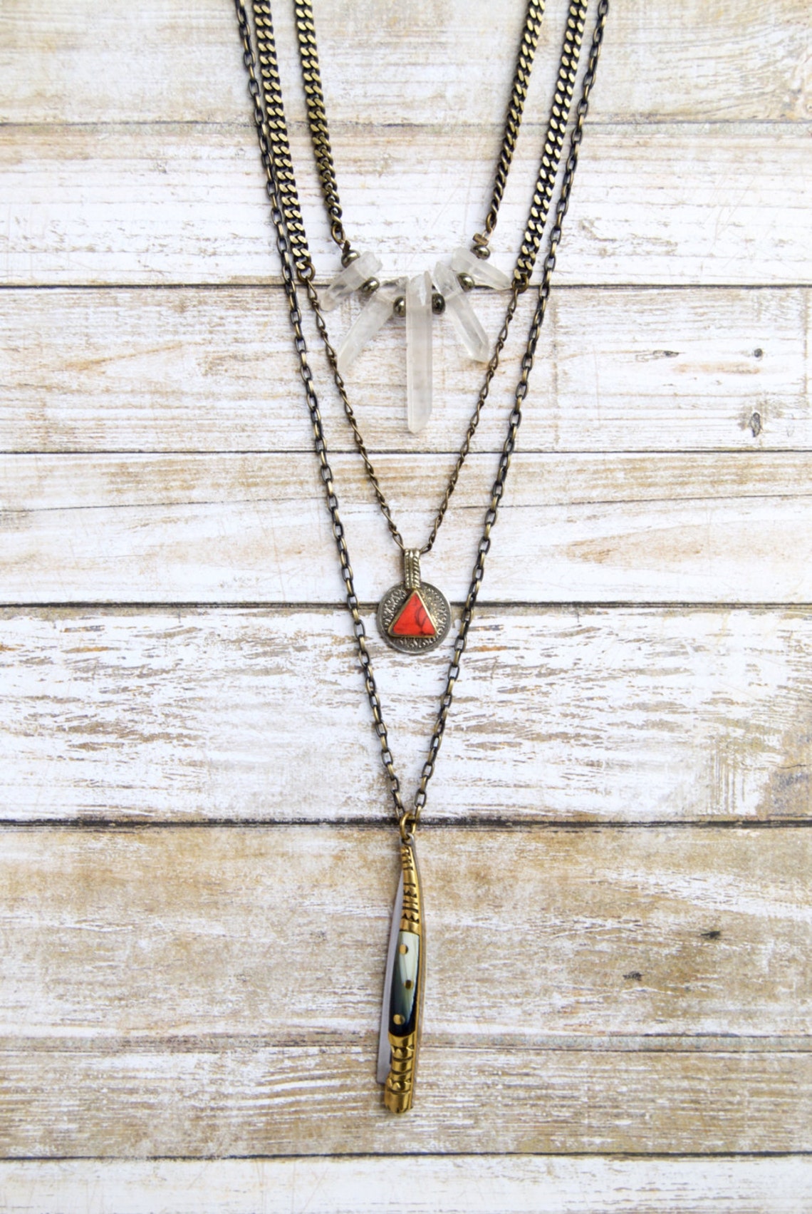 Pocket Knife Necklace // Mini Pocket Knife Necklace // Etsy