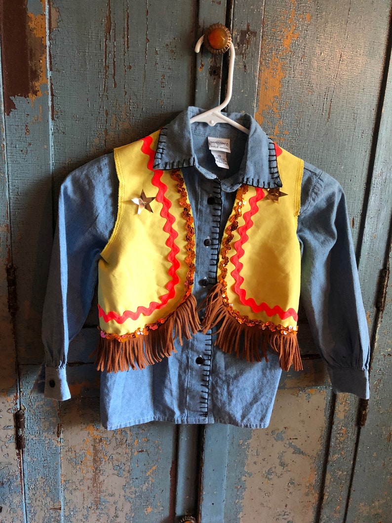 Western Costume Cowgirl Sheriff Rancher size Medium Etsy