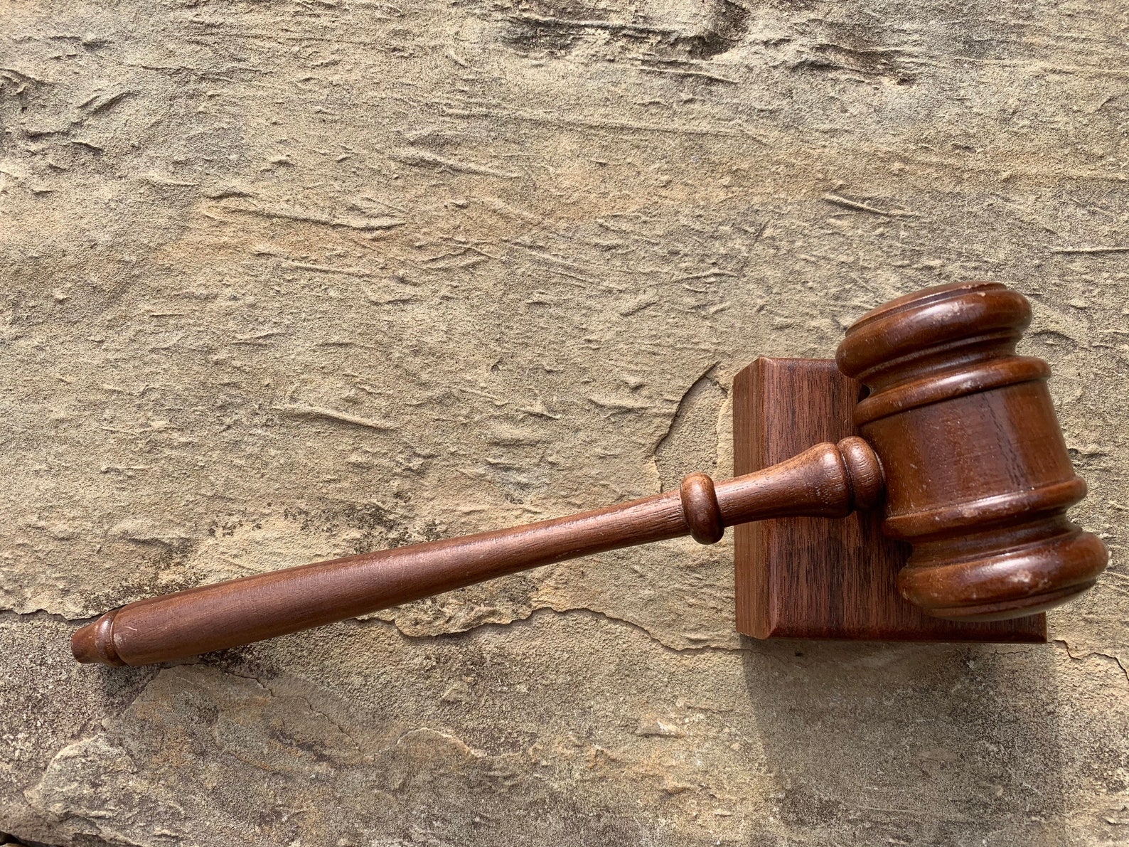 Wooden Gavel and Block for Judge or Auctioneer Etsy