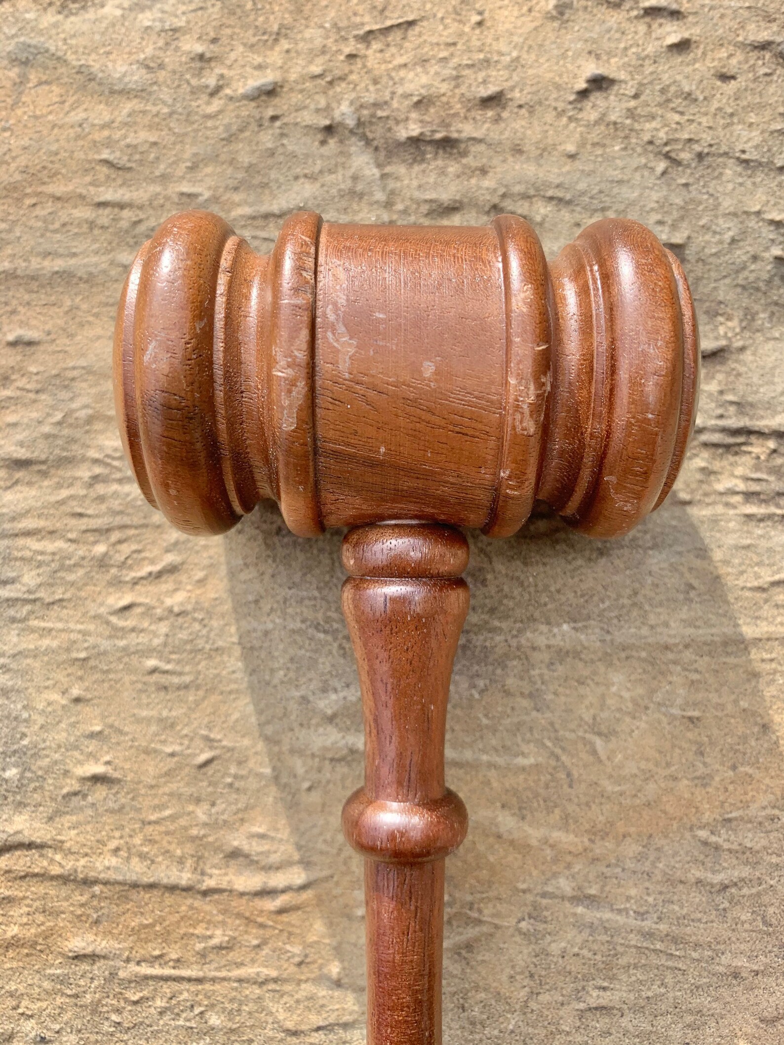 Wooden Gavel and Block for Judge or Auctioneer Etsy