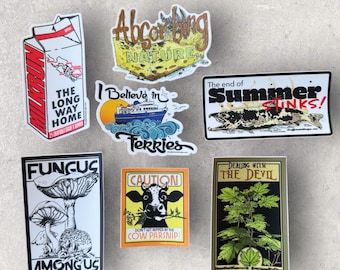 Southeast Alaska Sticker Pack - Decaffeinated Designs - Waterproof, weatherproof and durable vinyl sticker