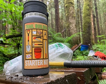 Trail Builder Starter kit - by Decaffeinated Designs (3x5) Vinyl, Waterproof sticker