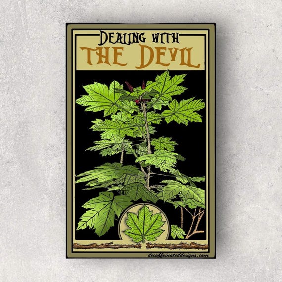 If your from southeast Alaska you definitely have had a few encounters with the festering thorns that is devils club….With all the trail work we’ve been doing this design just had to come out….careful it’s a little pokey! weatherproof and durable Vinyl sticker.