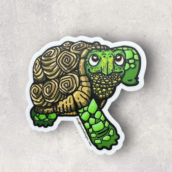 Turtle Power! , 3x3 inch vinyl sticker, Waterproof, weatherproof and durable.