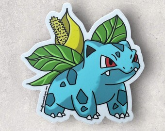 Skunky-asar - by decaffeinated Designs 3x3 vinyl sticker