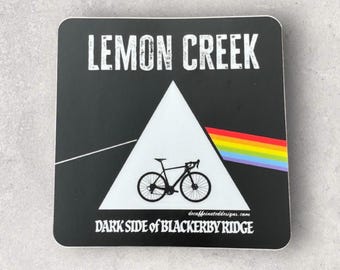 Dark side of Blackerby Ridge - by Decaffeinated Designs (3x3 Vinyl Sticker)