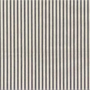 May include: A white fabric with thin black stripes. The fabric has a subtle texture.