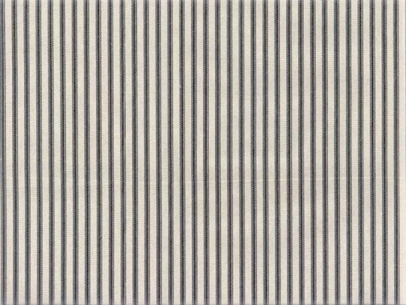Ticking Stripe Fabric Upholstery Fabric Drapery Fabric Etsy