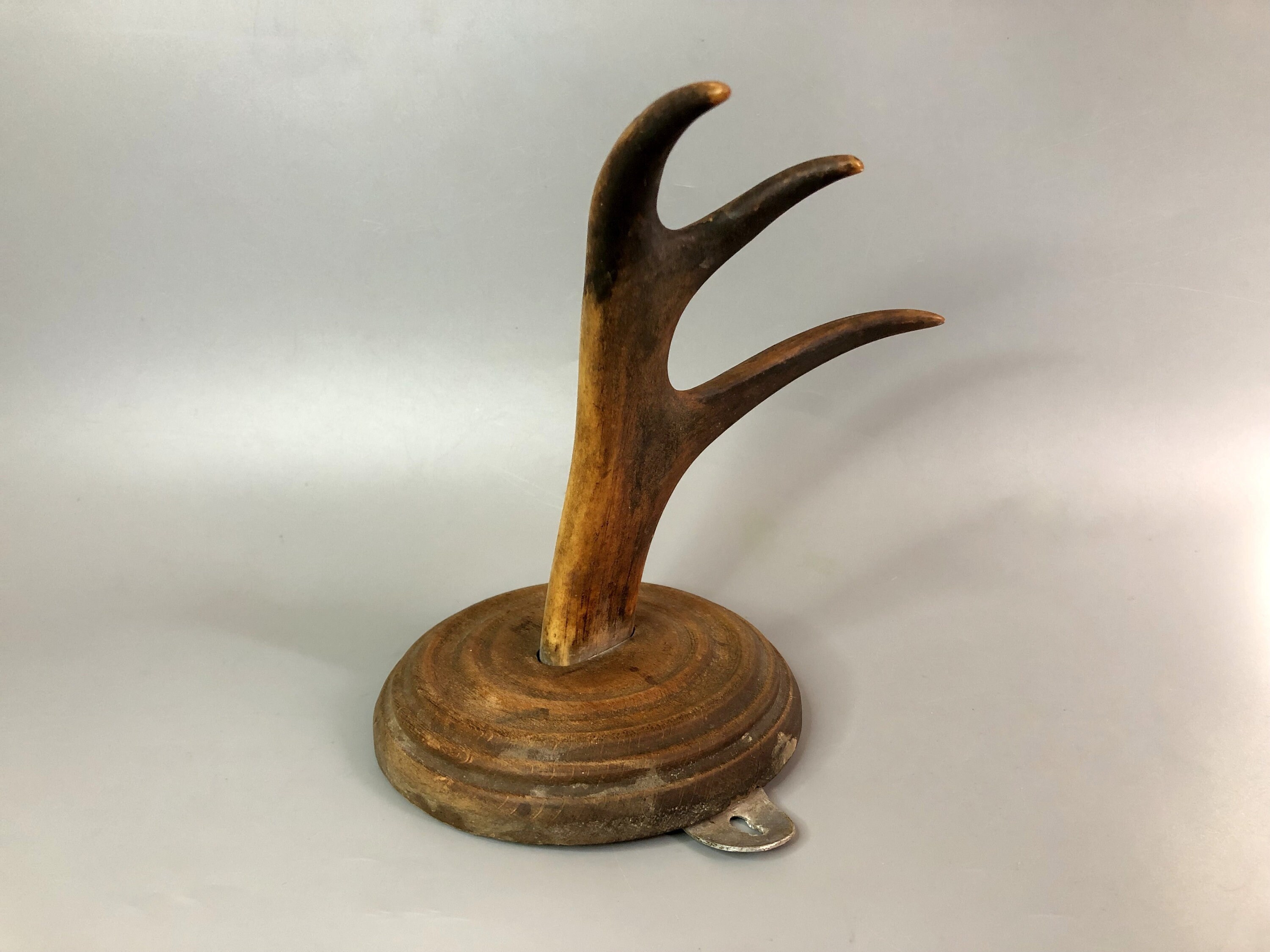 Wall Hook Moose Horn Elk horn Vintage Wood Horn Coat Hook Peg Etsy