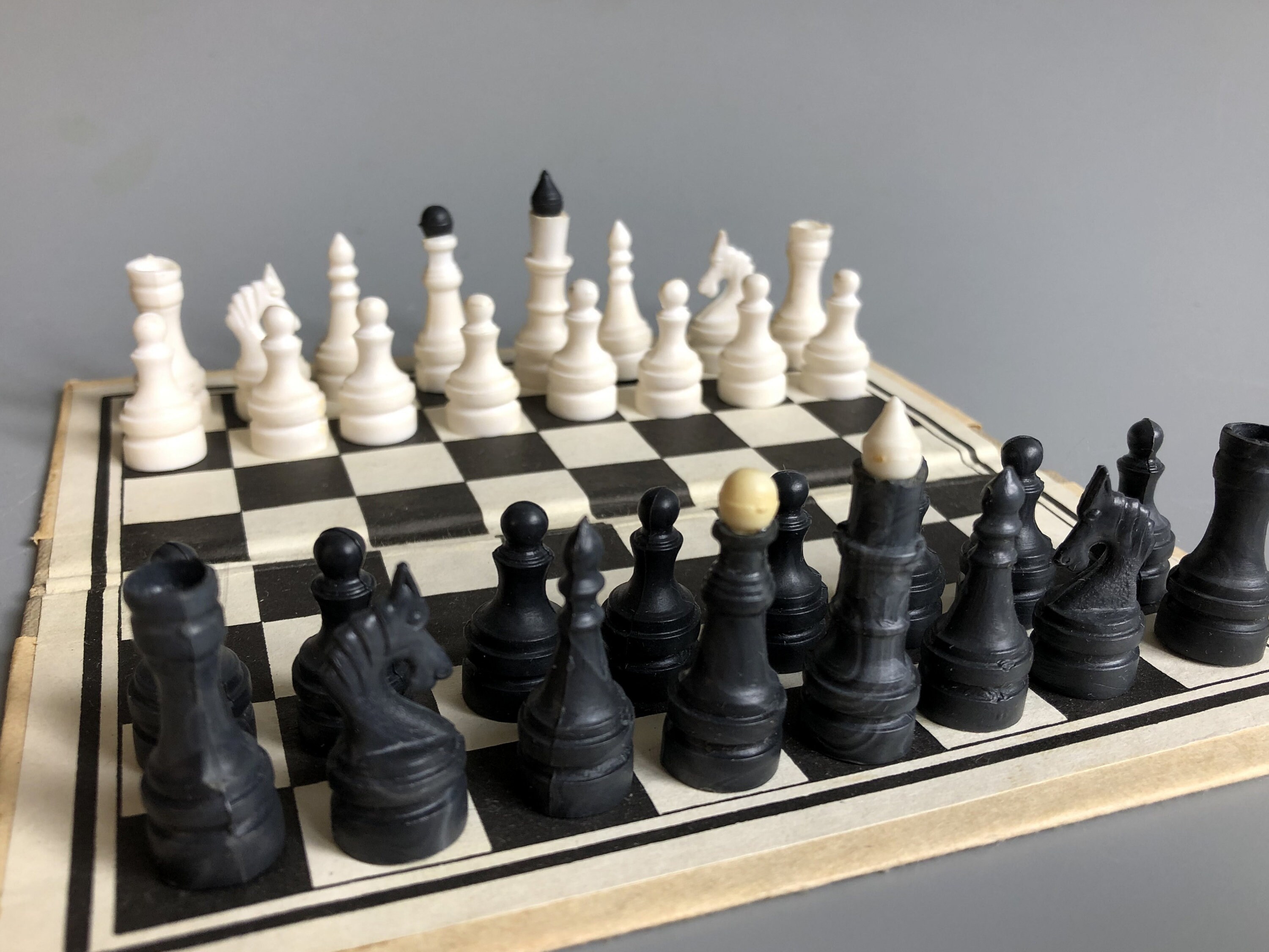 Vintage Pocket Chess set Mini Travel chess set USSR Soviet Era Etsy