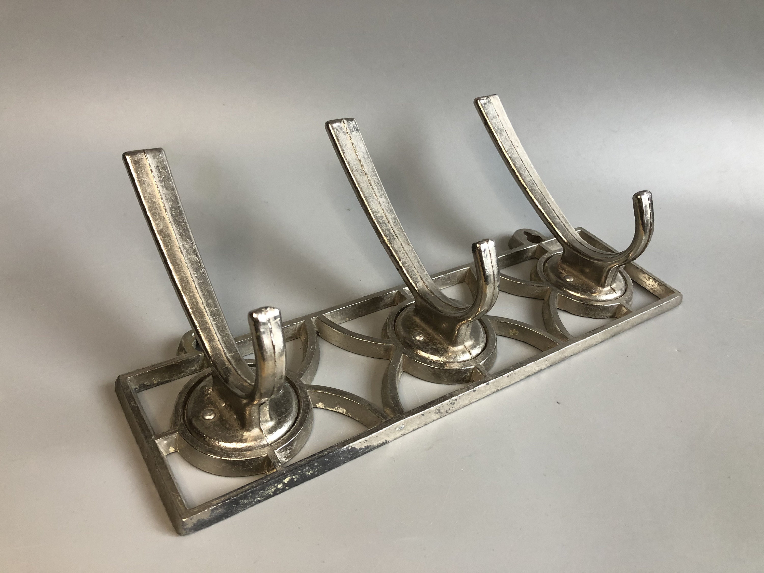 Vintage Coat Rack Rustic Coat Hook Metal Hanger with 3 hooks Etsy