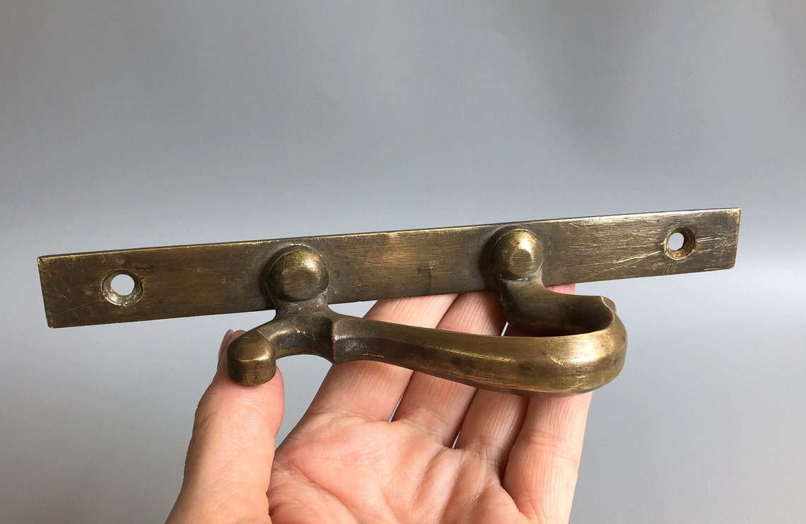 Vintage Metal Door Handle Antique Window Handle Brass door | Etsy