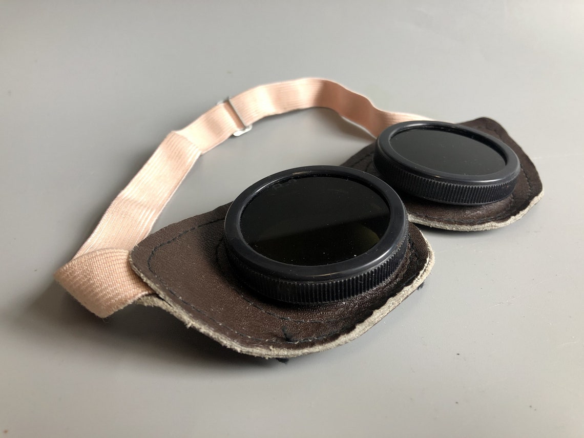 Vintage Welding Glasses Safety Glasses Industrial Goggles From Etsy